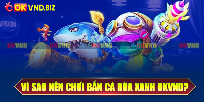 Vì sao nên chơi bắn cá Rùa Xanh tại OKvnd?